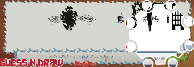 Drawing guessing game
