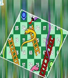 Ludo and snake ladder game