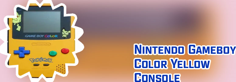 Yellow gameboy color